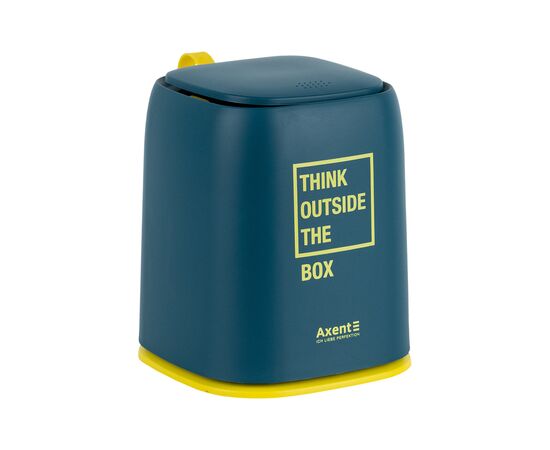 Кошик для паперів Axent Настільний контейнер для сміття, прямокутний, синій індіго (2133-47-A), зображення 2