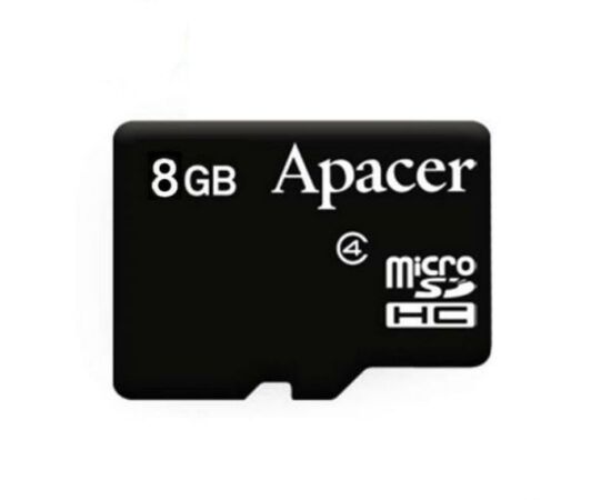 Карта памяти Apacer 8GB microSDHC Class4 w/o Adapter RP (AP8GMCSH4-RA)