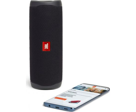 Акустическая система JBL Flip 5 Black (JBLFLIP5BLKEU), изображение 6 Акустическая система JBL Flip 5 Black (JBLFLIP5BLKEU), изображение 6