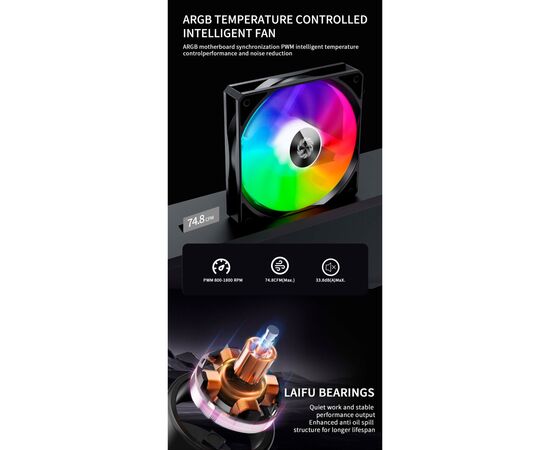 Кулер для процессора Gamemax Sigma 520 Digital BK, изображение 12 Кулер для процессора Gamemax Sigma 520 Digital BK, изображение 12