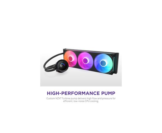 Система жидкостного охлаждения NZXT Kraken Plus RGB V2-360 mm AIO liquid cooler Bl (RL-KR360-B2), изображение 2 Система жидкостного охлаждения NZXT Kraken Plus RGB V2-360 mm AIO liquid cooler Bl (RL-KR360-B2), изображение 2