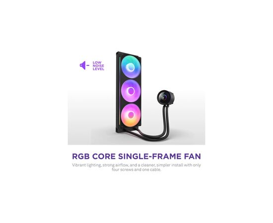 Система жидкостного охлаждения NZXT Kraken Plus RGB V2-360 mm AIO liquid cooler Bl (RL-KR360-B2), изображение 3 Система жидкостного охлаждения NZXT Kraken Plus RGB V2-360 mm AIO liquid cooler Bl (RL-KR360-B2), изображение 3