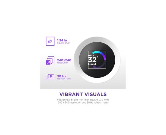 Система жидкостного охлаждения NZXT Kraken Plus RGB V2-360 mm AIO liquid cooler Wh (RL-KR360-W2), изображение 6 Система жидкостного охлаждения NZXT Kraken Plus RGB V2-360 mm AIO liquid cooler Wh (RL-KR360-W2), изображение 6