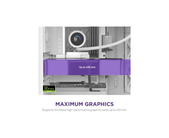 Корпус NZXT H9 Flow Dual-Chamber All White (CM-H92FW-01), изображение 5 Корпус NZXT H9 Flow Dual-Chamber All White (CM-H92FW-01), изображение 5