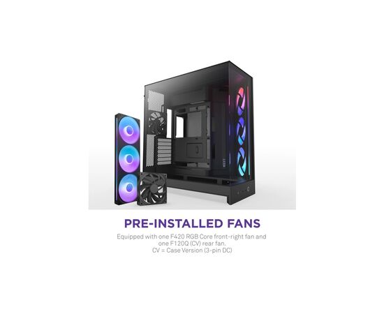 Корпус NZXT H9 Flow RGB Dual-Chamber All Black (CM-H92FB-R1), изображение 3 Корпус NZXT H9 Flow RGB Dual-Chamber All Black (CM-H92FB-R1), изображение 3