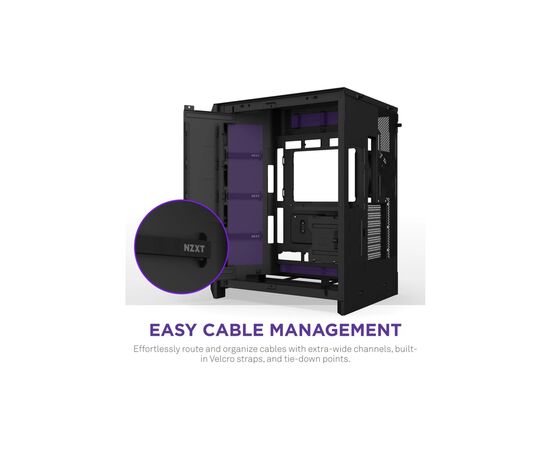 Корпус NZXT H9 Flow RGB Dual-Chamber All Black (CM-H92FB-R1), изображение 9 Корпус NZXT H9 Flow RGB Dual-Chamber All Black (CM-H92FB-R1), изображение 9