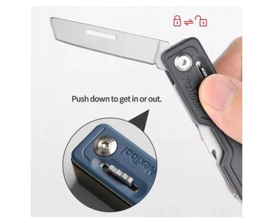 Мультитул NexTool Multi Functional Knife синій (NE20099), изображение 6 Мультитул NexTool Multi Functional Knife синій (NE20099), изображение 6