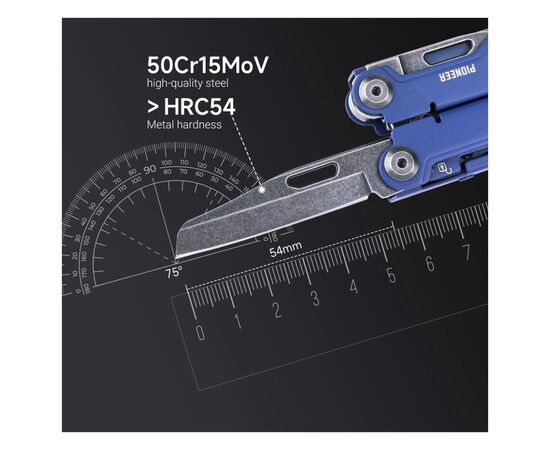 Мультитул Nextorch Pioneer MT20 синій (PioneerBL), зображення 11 Мультитул Nextorch Pioneer MT20 синій (PioneerBL), зображення 11