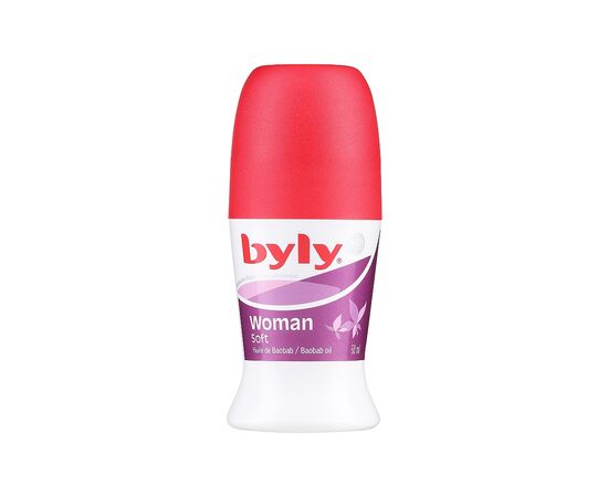 Дезодорант Byly Woman Soft Шариковый 50 мл (8411104039773)