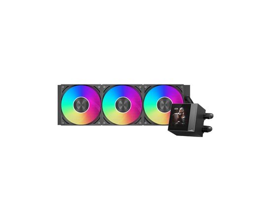 Система жидкостного охлаждения PcCooler DC360 Pro ARGB Display BK, изображение 2 Система жидкостного охлаждения PcCooler DC360 Pro ARGB Display BK, изображение 2