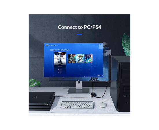 Разветвитель Orico HDMI 2.0 1x2, 4K (CA913510), изображение 6 Разветвитель Orico HDMI 2.0 1x2, 4K (CA913510), изображение 6