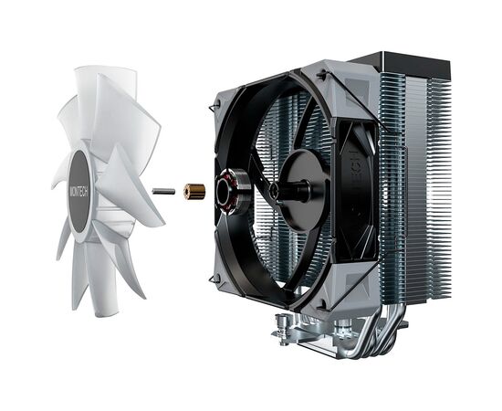 Кулер до процесора MONTECH NX400 ARGB (B), зображення 8 Кулер до процесора MONTECH NX400 ARGB (B), зображення 8