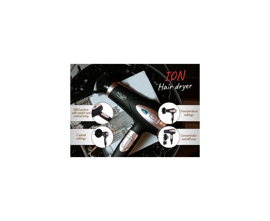 Фен Adler AD 2248b, изображение 8 Фен Adler AD 2248b, изображение 8
