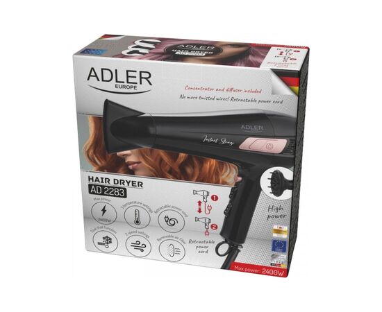 Фен Adler AD 2283B, изображение 9 Фен Adler AD 2283B, изображение 9