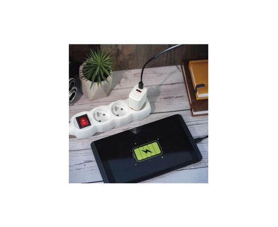 Зарядное устройство EMOS V02G20 1xUSB-A + 1xUSB-C PD20W GaN (V02G20), изображение 8