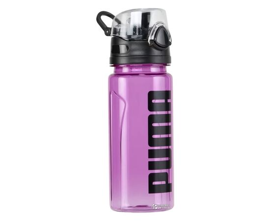 Бутылка для воды Puma TR Sportstyle Waterbottle 053518-33 бузковий, чорний 600 ml (4067984355775), изображение 4 Бутылка для воды Puma TR Sportstyle Waterbottle 053518-33 бузковий, чорний 600 ml (4067984355775), изображение 4