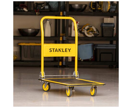 Тележка грузовая Stanley платформенный, антискользящая поверхность, платформа 73,5x47см, до 150кг (SXWT-PC527), изображение 8 Тележка грузовая Stanley платформенный, антискользящая поверхность, платформа 73,5x47см, до 150кг (SXWT-PC527), изображение 8