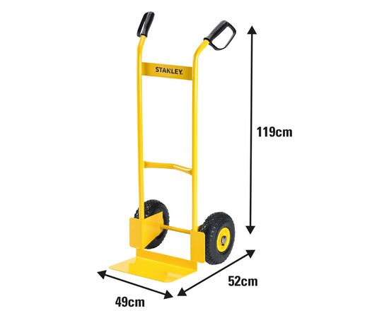 Тележка грузовая Stanley универсальный, платформа 35.5х24см, до 200кг (SXWT-HT522), изображение 2 Тележка грузовая Stanley универсальный, платформа 35.5х24см, до 200кг (SXWT-HT522), изображение 2