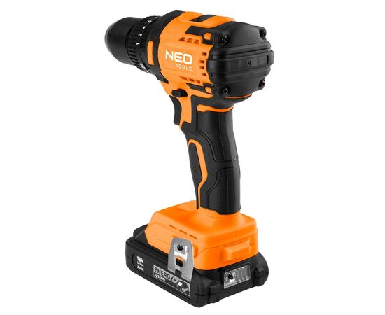 Шуруповерт Neo Tools Energy+ 18V, бесщеточный, 95Нм, 0-320/0-1700об/мин 1.2кг (без АКБ и ЗУ) (04-619), изображение 9 Шуруповерт Neo Tools Energy+ 18V, бесщеточный, 95Нм, 0-320/0-1700об/мин 1.2кг (без АКБ и ЗУ) (04-619), изображение 9