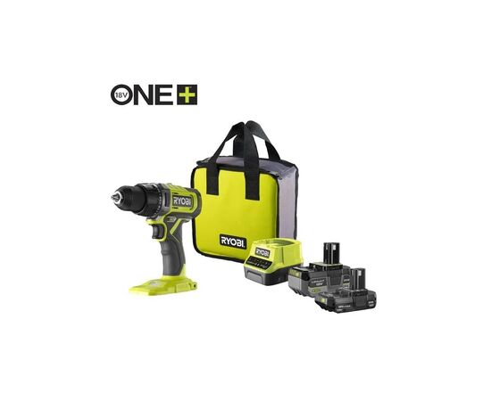 Шуруповерт Ryobi ONE+ RDD18-2C415S 18V, 1х4Ah, 1х1.5Ah, 52Нм, 450/1750об/мин 1.3кг сумка (5133005612), изображение 8 Шуруповерт Ryobi ONE+ RDD18-2C415S 18V, 1х4Ah, 1х1.5Ah, 52Нм, 450/1750об/мин 1.3кг сумка (5133005612), изображение 8