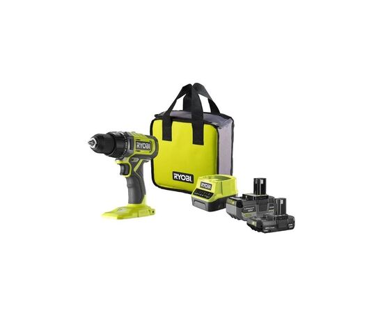 Шуруповерт Ryobi ONE+ RDD18-2C415S 18V, 1х4Ah, 1х1.5Ah, 52Нм, 450/1750об/хв 1.3кг сумка (5133005612)