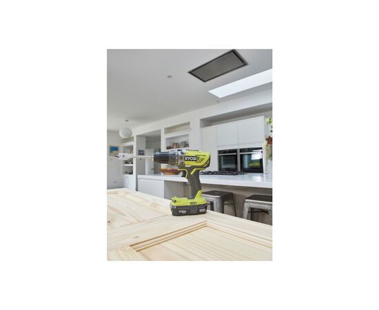 Шуруповерт Ryobi R18PD2-215G 18V, 2х1.5Ah, 40Нм, 400/1350об/мин (5133005302), изображение 3 Шуруповерт Ryobi R18PD2-215G 18V, 2х1.5Ah, 40Нм, 400/1350об/мин (5133005302), изображение 3