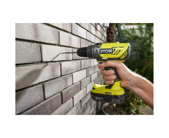 Шуруповерт Ryobi ONE+ R18PD3-242S 18V, 1х2Ah, 1х4Ah, 50Нм, 500/1800об/мин, сумка (5133003820), изображение 3 Шуруповерт Ryobi ONE+ R18PD3-242S 18V, 1х2Ah, 1х4Ah, 50Нм, 500/1800об/мин, сумка (5133003820), изображение 3