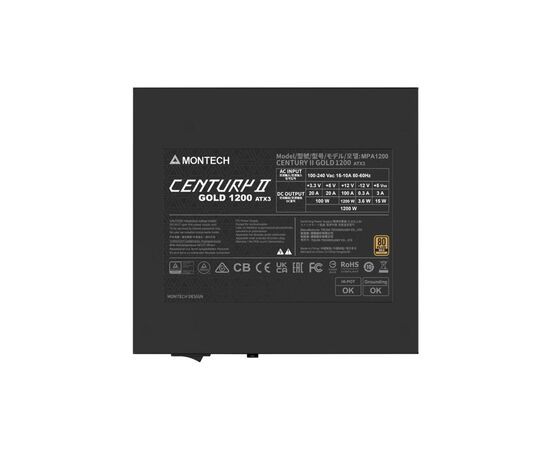 Блок живлення MONTECH 1200W (CENTURY II 1200), зображення 5 Блок живлення MONTECH 1200W (CENTURY II 1200), зображення 5