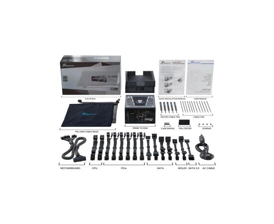Блок питания Seasonic 1000W (PRIME TX-1000), изображение 9 Блок питания Seasonic 1000W (PRIME TX-1000), изображение 9