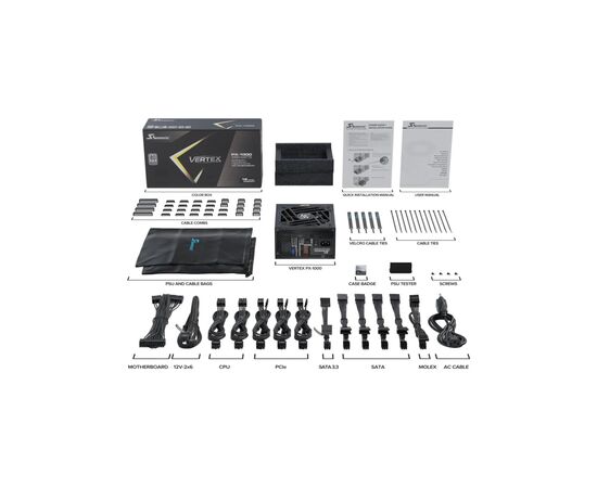 Блок питания Seasonic 1000W (VERTEX PX 1000-ATX31), изображение 12 Блок питания Seasonic 1000W (VERTEX PX 1000-ATX31), изображение 12