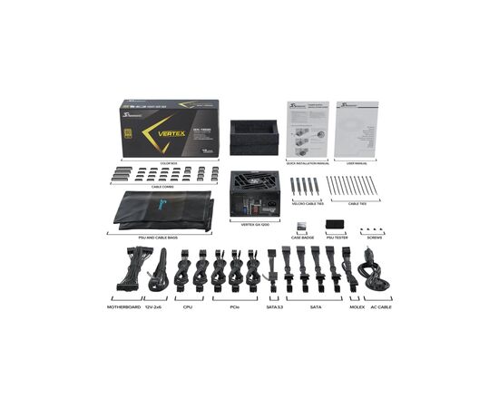 Блок питания Seasonic 1200W (VERTEX GX 1200-ATX31), изображение 10 Блок питания Seasonic 1200W (VERTEX GX 1200-ATX31), изображение 10