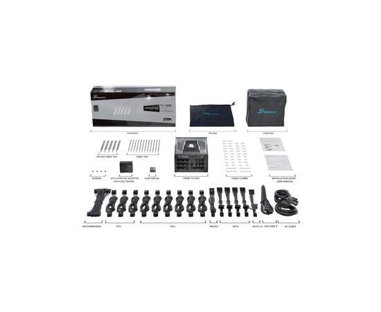 Блок питания Seasonic 1300W (PRIME TX 1300-ATX31), изображение 11 Блок питания Seasonic 1300W (PRIME TX 1300-ATX31), изображение 11