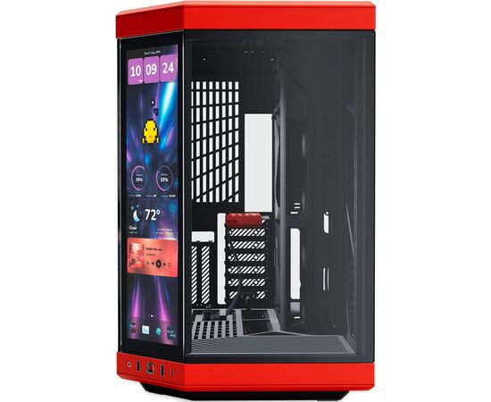 Корпус Hyte Y70 Touch Infinite Black-Red (CS-HYTE-Y70TTI-RB), изображение 2 Корпус Hyte Y70 Touch Infinite Black-Red (CS-HYTE-Y70TTI-RB), изображение 2