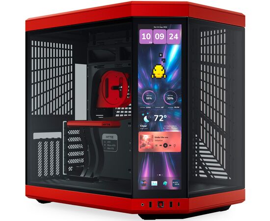 Корпус Hyte Y70 Touch Infinite Black-Red (CS-HYTE-Y70TTI-RB)