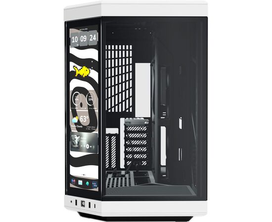 Корпус Hyte Y70 Touch Infinite Black-White (CS-HYTE-Y70TTI-WB), изображение 2 Корпус Hyte Y70 Touch Infinite Black-White (CS-HYTE-Y70TTI-WB), изображение 2
