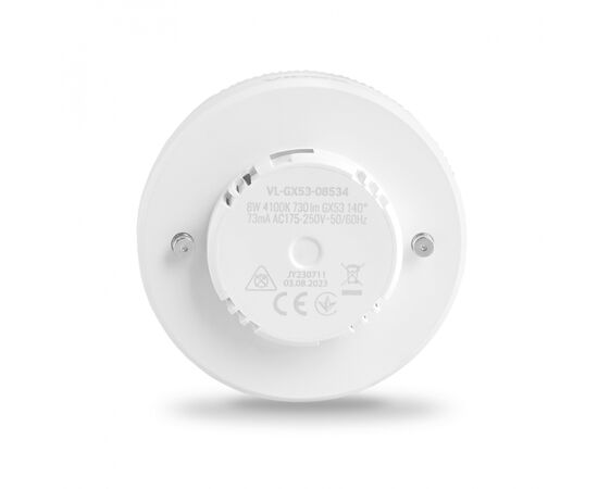 Лампочка Videx GX53 8W 4100K 220V (VL-GX53-08534), изображение 2 Лампочка Videx GX53 8W 4100K 220V (VL-GX53-08534), изображение 2