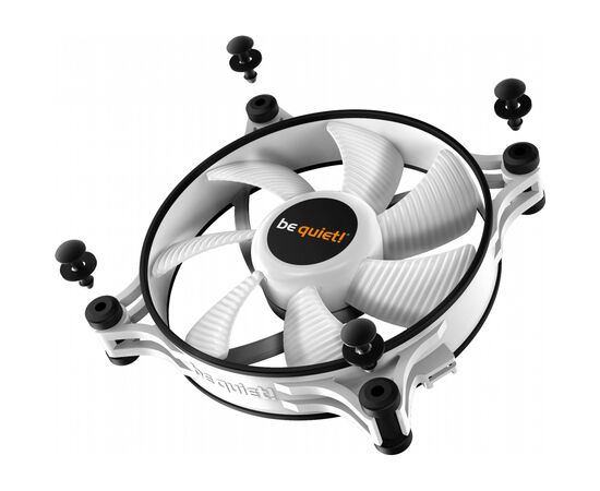Кулер для корпуса Be quiet! SHADOW WINGS 2 PWM White (BL089), изображение 4 Кулер для корпуса Be quiet! SHADOW WINGS 2 PWM White (BL089), изображение 4