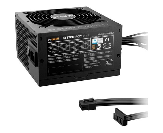 Блок питания Be quiet! 550W SYSTEM POWER 11 (BP010EU), изображение 2 Блок питания Be quiet! 550W SYSTEM POWER 11 (BP010EU), изображение 2