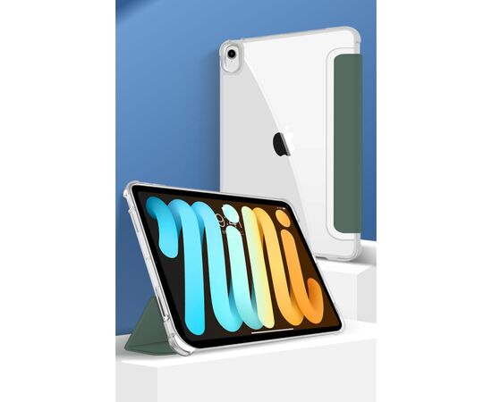 Чохол до планшета BeCover Soft Edge with Apple Pencil Holder iPad Mini 7 2024 Dark Green (712466), зображення 2 Чохол до планшета BeCover Soft Edge with Apple Pencil Holder iPad Mini 7 2024 Dark Green (712466), зображення 2