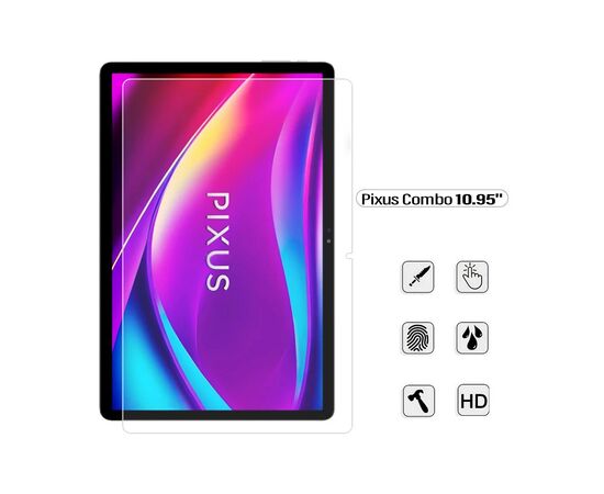 Стекло защитное BeCover Pixus Combo 10.95" (713701), изображение 3 Стекло защитное BeCover Pixus Combo 10.95" (713701), изображение 3