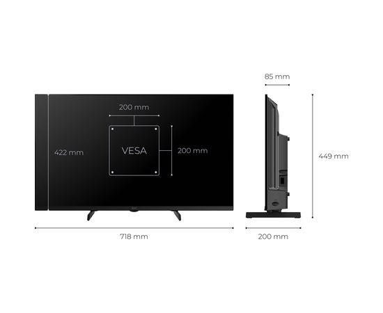 Телевізор Kivi 32H720QB, зображення 5 Телевізор Kivi 32H720QB, зображення 5