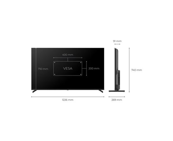 Телевізор Kivi 55U720QB, зображення 4 Телевізор Kivi 55U720QB, зображення 4