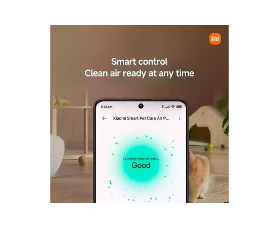 Воздухоочиститель Xiaomi Smart Pet Care Air Purifier EU, изображение 12 Воздухоочиститель Xiaomi Smart Pet Care Air Purifier EU, изображение 12