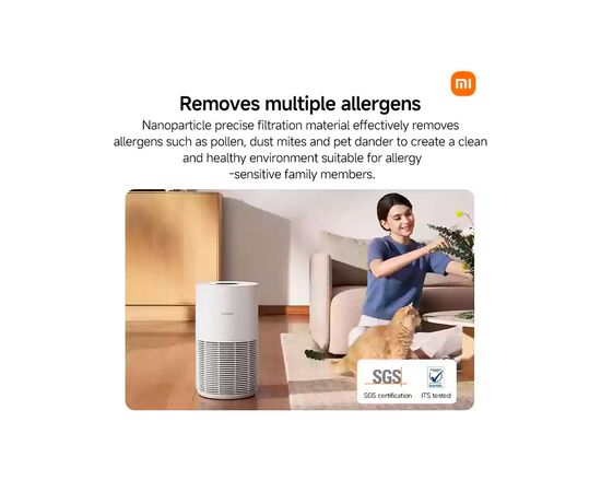 Воздухоочиститель Xiaomi Smart Pet Care Air Purifier EU, изображение 9 Воздухоочиститель Xiaomi Smart Pet Care Air Purifier EU, изображение 9