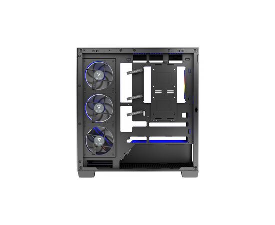 Корпус Modecom VOLCANO STELLAR ARGB MIDI 5x120mm fans BLACK (AT-STELLAR-5F-ARGB-10), изображение 6 Корпус Modecom VOLCANO STELLAR ARGB MIDI 5x120mm fans BLACK (AT-STELLAR-5F-ARGB-10), изображение 6