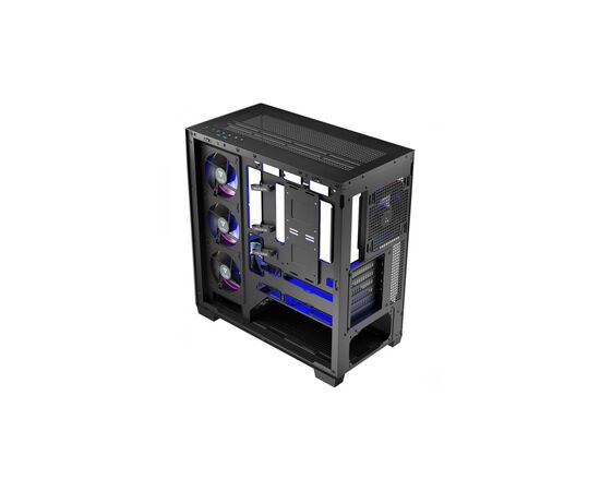 Корпус Modecom VOLCANO STELLAR ARGB MIDI 5x120mm fans BLACK (AT-STELLAR-5F-ARGB-10), изображение 7 Корпус Modecom VOLCANO STELLAR ARGB MIDI 5x120mm fans BLACK (AT-STELLAR-5F-ARGB-10), изображение 7