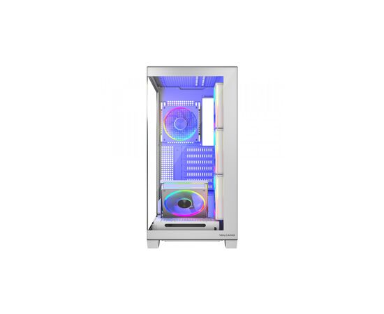 Корпус Modecom VOLCANO STELLAR ARGB MIDI 5x120mm fans WHITE (AT-STELLAR-5F-ARGB-20), изображение 2 Корпус Modecom VOLCANO STELLAR ARGB MIDI 5x120mm fans WHITE (AT-STELLAR-5F-ARGB-20), изображение 2