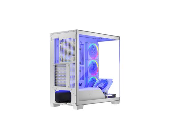 Корпус Modecom VOLCANO STELLAR ARGB MIDI 5x120mm fans WHITE (AT-STELLAR-5F-ARGB-20), изображение 4 Корпус Modecom VOLCANO STELLAR ARGB MIDI 5x120mm fans WHITE (AT-STELLAR-5F-ARGB-20), изображение 4