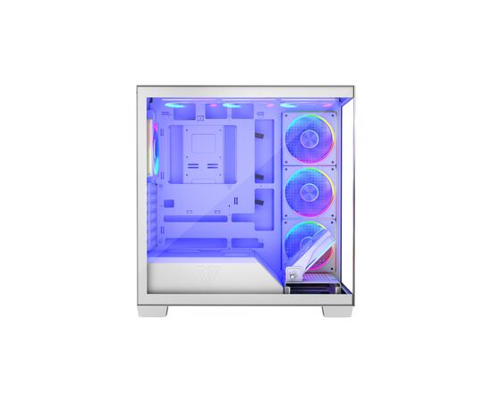 Корпус Modecom VOLCANO STELLAR ARGB MIDI 5x120mm fans WHITE (AT-STELLAR-5F-ARGB-20), изображение 5 Корпус Modecom VOLCANO STELLAR ARGB MIDI 5x120mm fans WHITE (AT-STELLAR-5F-ARGB-20), изображение 5