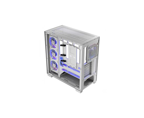 Корпус Modecom VOLCANO STELLAR ARGB MIDI 5x120mm fans WHITE (AT-STELLAR-5F-ARGB-20), изображение 7 Корпус Modecom VOLCANO STELLAR ARGB MIDI 5x120mm fans WHITE (AT-STELLAR-5F-ARGB-20), изображение 7